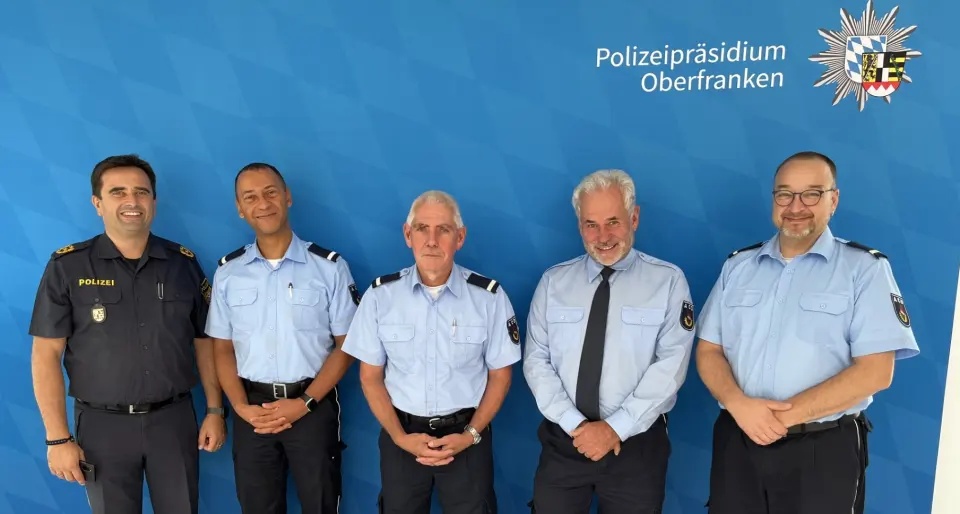 Gruppenbild mit Polizeipräsident