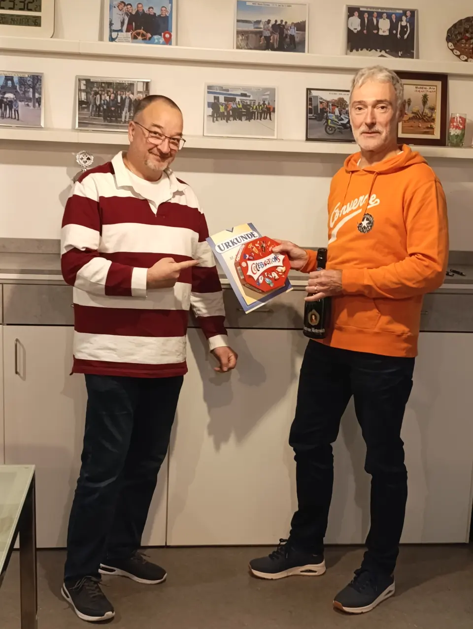 Preisübergabe an 2. Platz