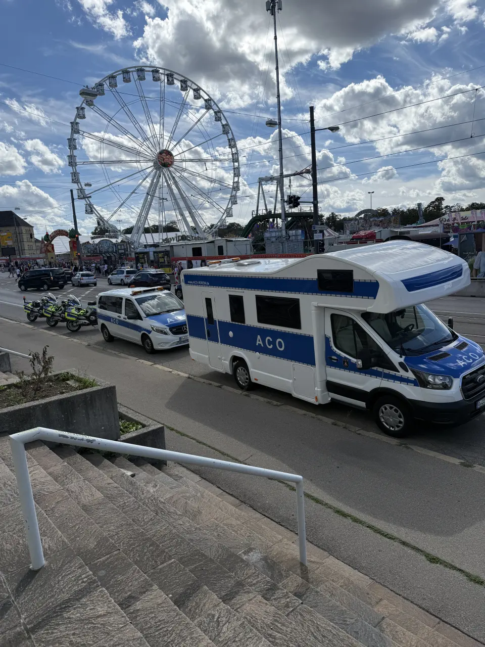 Wohnmobil vor Riesenrad