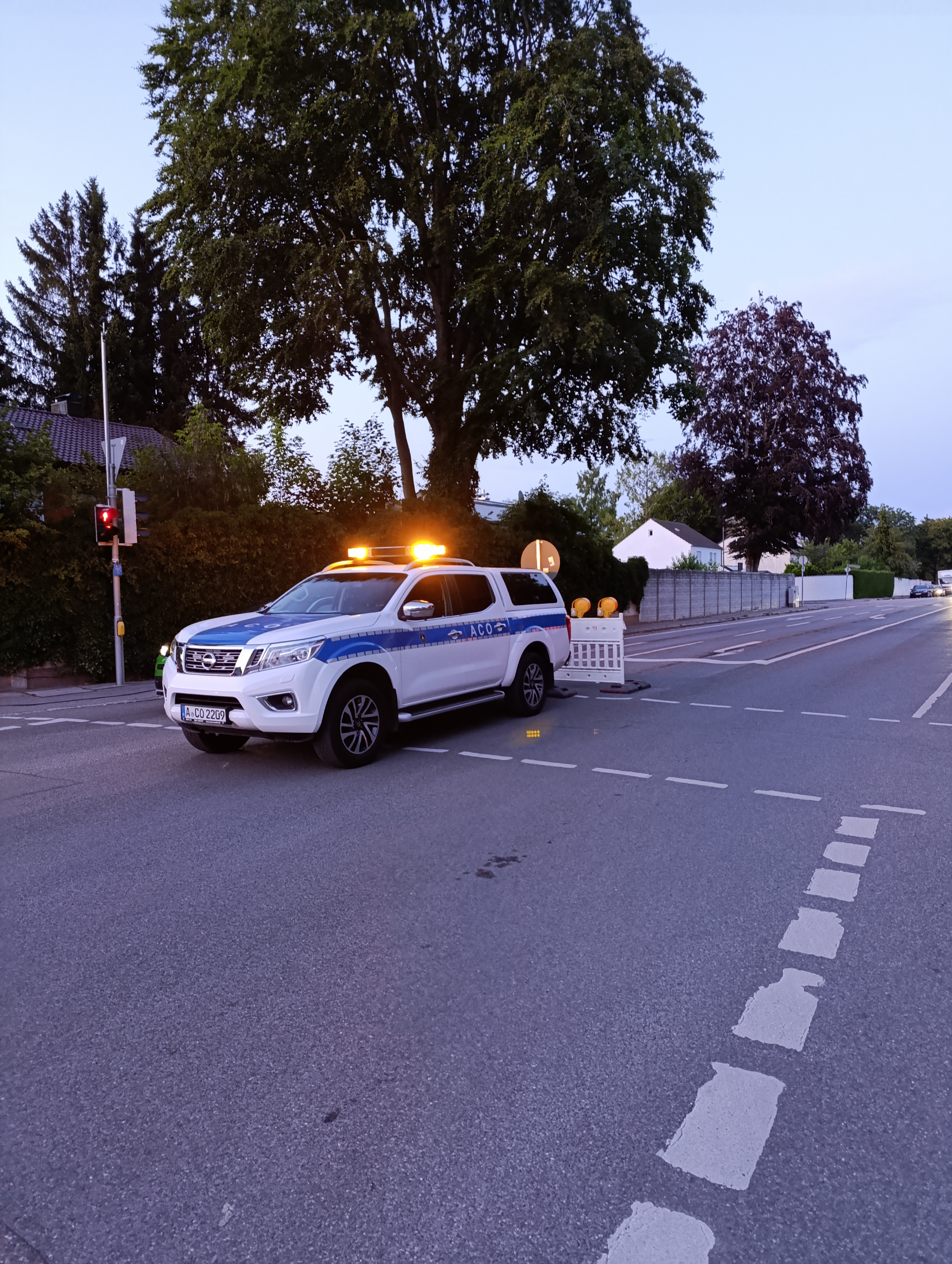 ACO Auto vor Sperrung