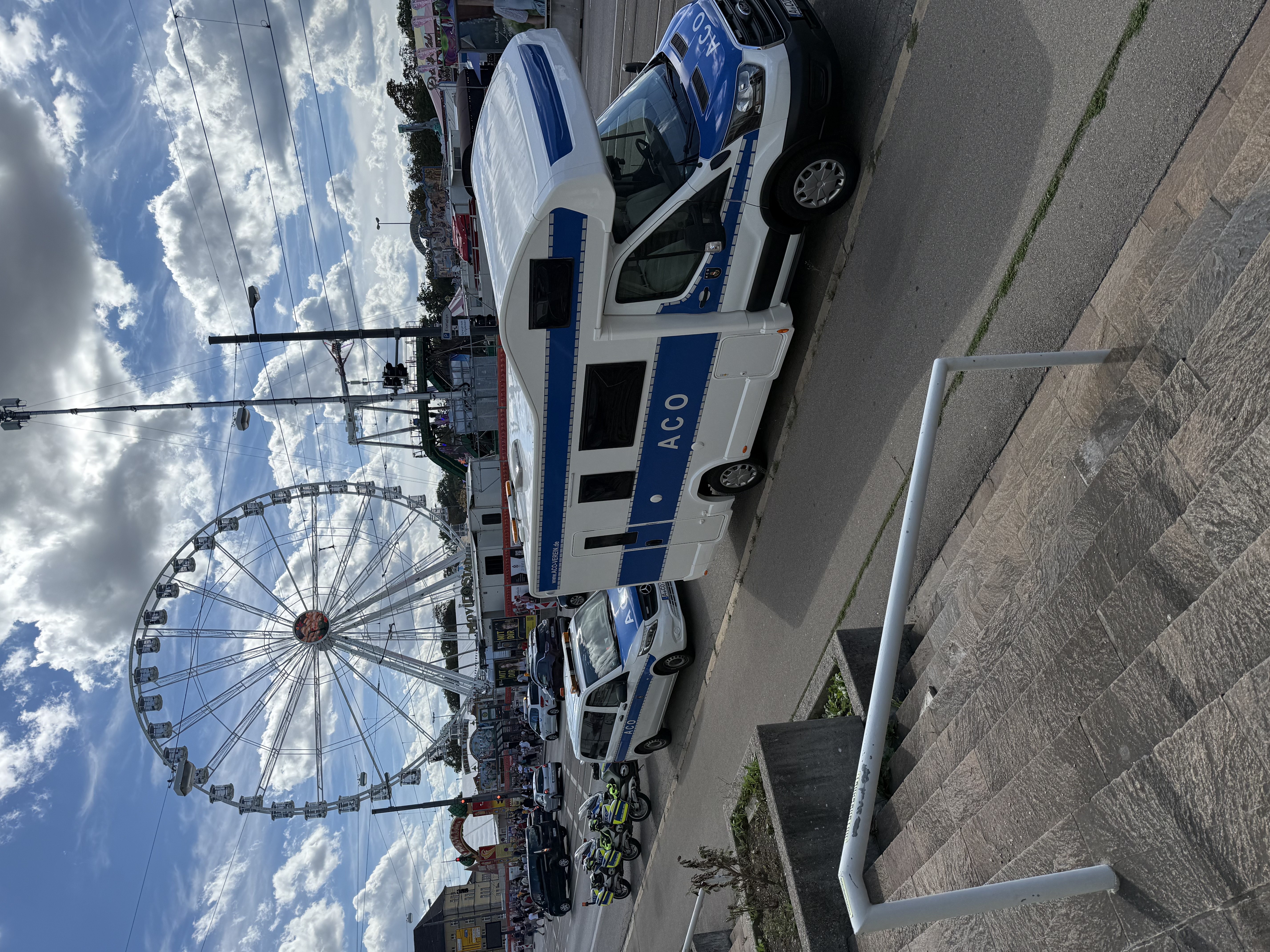 Wohnmobil vor Riesenrad